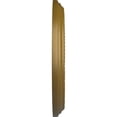 thumbnail image 4 of Ekena Millwork 12 5/8"OD x 1 1/8"P Federal Roped Small Ceiling Medallion (Fits Canopies up to 6"), Hand-Painted Gold, 4 of 7