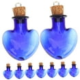 thumbnail image 5 of GETAJGHSD Miniature Glass Bottles Blue 10Pcs 1.0x0.9In, 5 of 8