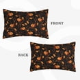 thumbnail image 2 of Naloa Halloween With Pumpkins Pillowcase, Throw Pillowcase, Wrinkle-Free, Stain-Resistant with Hidden Zipper for Bedroom Sofa-20"x30", 2 of 6