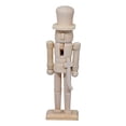 thumbnail image 4 of Unpainted Nutcracker Soldier Ornament DIY Blank Nutcracker for Adults Gifts, 4 of 8