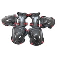 thumbnail image 3 of Juego de protectores para patinetas y patinaje sobre ruedas para adultos, tabla larga, protector de codos de doble vuelta, protector de rodillas, muñeca, patinaje, deportes acuáticos, 3 of 3