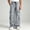 Silver, variant on Mens Cargo Pants Relaxed Fit Baggy Loose Fit Drawstring Y2K Trousers With Multi-Pockets Lightweight Hiking Streetwear Techwear