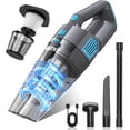 thumbnail image 1 of Handheld Vacuum Cordless, 15000PA Strong Suction Hand Held Car Vacuum Cleaner Rechargeable, Portable Hand Vacuum with Multi-Nozzles & Washable  for Home Office, Car, Pets, 1 of 7