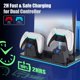 thumbnail image 4 of Dock de Enfriamiento para PS5 Pro / Slim, Cargador RGB, 14 Discos, Soporte para Auriculares, 4 of 7