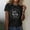 Black, variant on Loose Fit T-Shirts Girl'S Trip 2025 T Shirt Women'S Fashion Round Neck Casual Short Sleeves,Red Women Cotton T Shirt XL