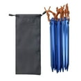 thumbnail image 1 of Estacas para tienda de campaña shamjiam 10 piezas Metal azul, 1 of 8