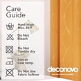 thumbnail image 3 of Deconovo Gold Wave Foil Printed Blackout Curtains, Orange Flame, 42W x 45L Inch, Grommet Curtain Thermal Insulated Drapes for Halloween, 2 Panels, 3 of 4