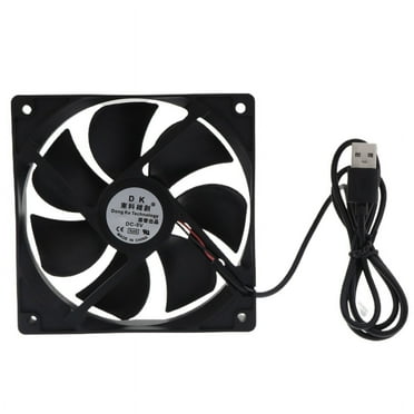 Milue 120x120x25mm CPU Cooling Fan for DC 5V 2pin Silent Cooling Fan CPU Cooler Chassis Radiator for Desktop Computer 1500RPM
