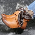 thumbnail image 4 of jsaierl European And American Style Large Size Thick High Heel Mid Tube Women's Boots, 4 of 4