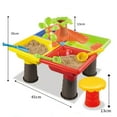 thumbnail image 4 of Sand & Water Table Outdoor Garden Sandbox Set Play Table Kids Summer Beach Toy, 4 of 4
