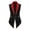 Black, variant on iEFiEL Womens Circus Ringmaster Jacket Open Front Swallow-Tailed Coat Tassels Festival Lion Tamer Outfit Tailcoat Red M