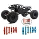 thumbnail image 3 of Juego de 6 varillas de tracción metálicas para coche RC todoterreno TT02 a escala 1:10 de alta velocidad. rojo, 3 of 8