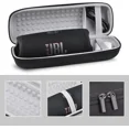thumbnail image 2 of Case Compatible with JBL Charge 4/Charge 5 Portable Waterproof Bluetooth Speaker, Hard Shell Carrying Case Storage Bag Protective Cover with Shoulder Strap Fits USB Cable and Charger, 2 of 7
