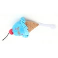 thumbnail image 1 of Juguetes de peluche de helado para mascotas, juguetes de peluche suaves, juguete de masticación chirriante para cachorros, color azul, 1 of 12