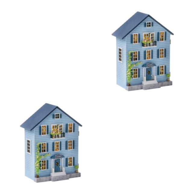 Casas de muñecas de construcción en miniatura Vogacara Tipo 1 2piezas