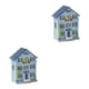 thumbnail image 2 of Casas de muñecas DIY con muebles Bewildely Kit de construcción en miniatura ligero Tipo 1 2Conjunto, 2 of 6