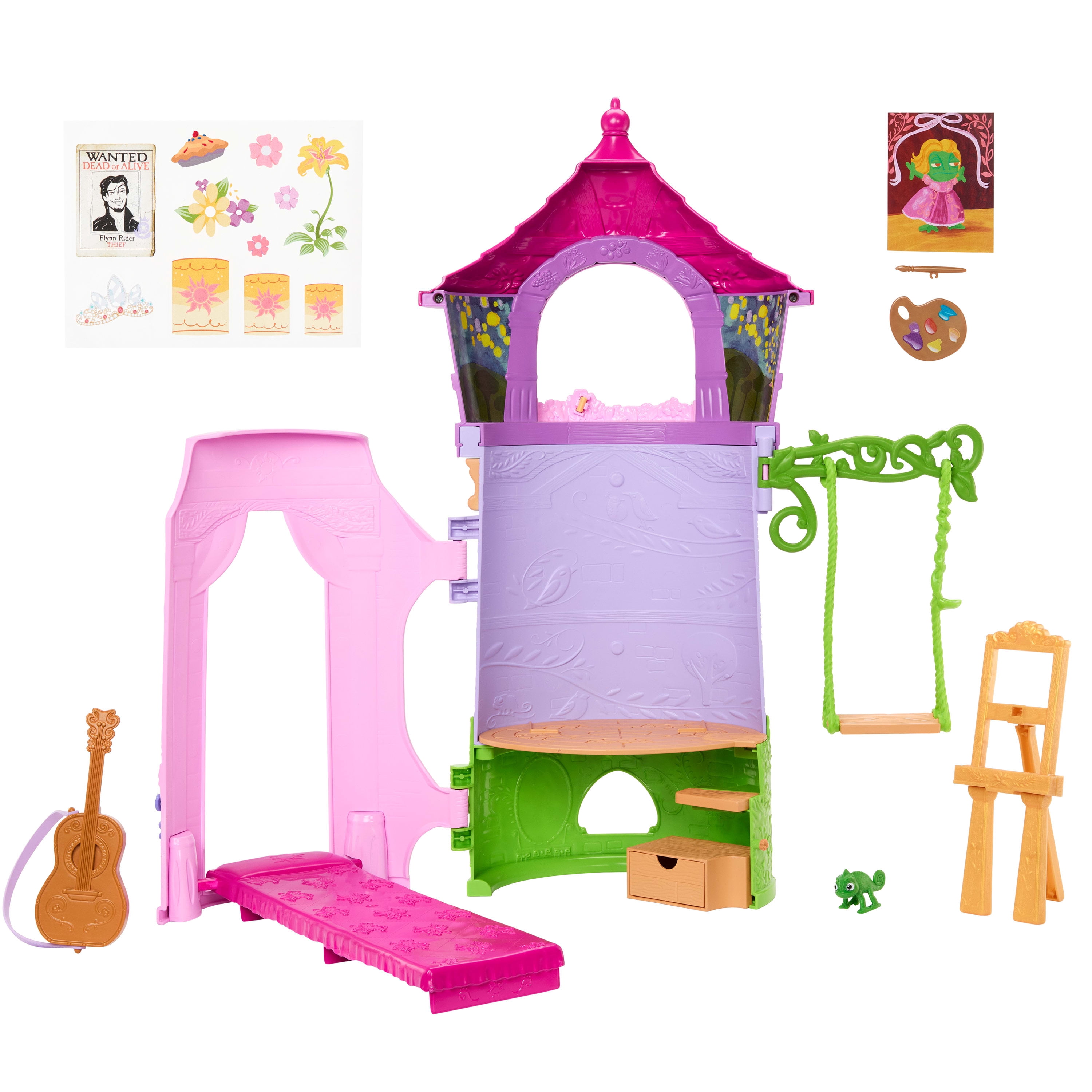 Disney Princess Enchanted Stories Rapunzel’s Tower Playset with 6 Play Areas [Walmart Exclusive]