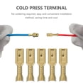 thumbnail image 4 of OULII Crimp Connectors 1000pcs Spade Copper Golden With Electrical Conductivity, 4 of 4