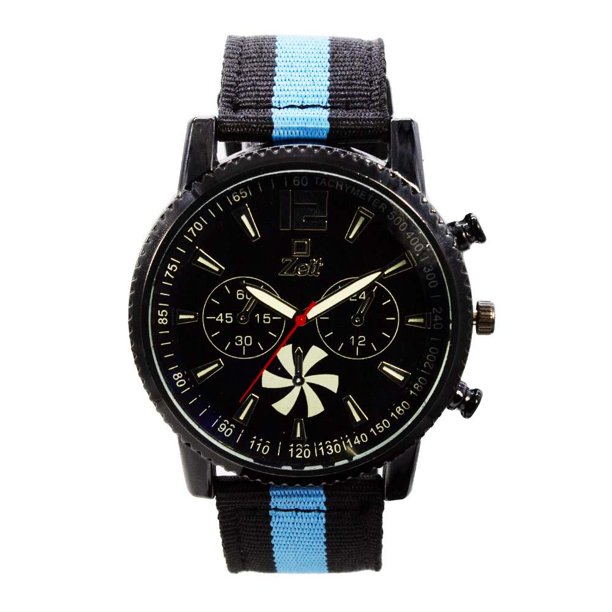 Reloj Análogo Zeit Caballero Informal Correa De Lona Textura azul 40mm Zeit CB00022598
