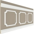 thumbnail image 5 of Ekena millwork 94 1/2"L (Adjustable 40"H to 44"H) Ashford Scalloped Panel Traditional Wainscot Paneling Kit, 5 of 10
