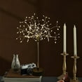 thumbnail image 5 of THOPBPRK Nest and Flowers Table Lights Fireworks,Nestandflowers Mini Table Firework Lights Silver,Christmas Tabl𝐞 Centerpieces Starburst Light,100 LED Fairy Lightes for Christmas Party (Warm,3pc), 5 of 9