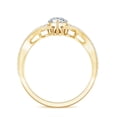 thumbnail image 3 of Rosec Jewels Designer Engagement Ring - Pear Shaped Ring - EF-VS Quality Certified, 10K Yellow Gold, US 12.50, 3 of 9