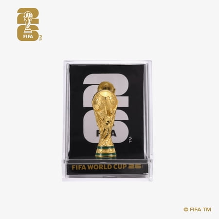 FIFA World Cup 2026 Soccer 3D Trophy Replica in Display Case