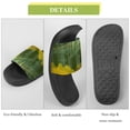 thumbnail image 7 of GZHJMY Stylish Slides for Women Men, Sunny Forest Background Soft Flexible Slip-on Sandals Slippers, 7 of 7