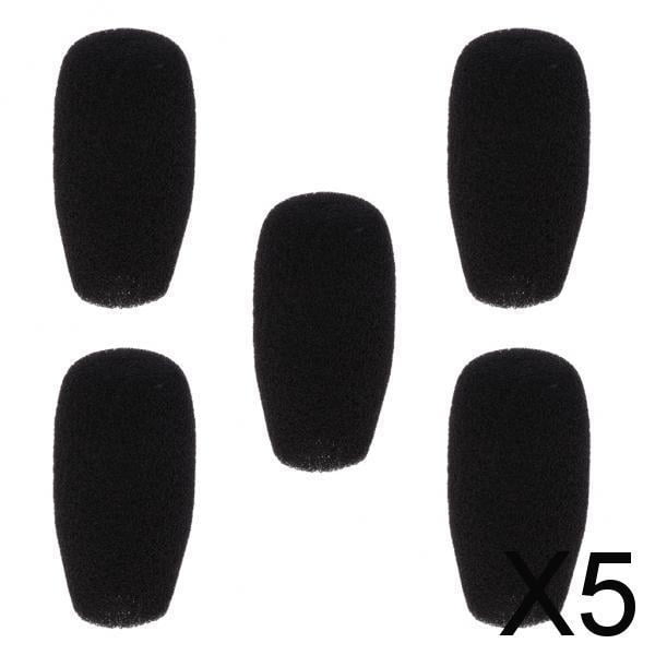 Paquete de 5 protectores de viento Baoblaze 48x12mm para micrófono de conferencia