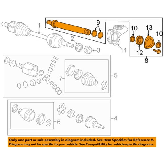 GM OEM Steering-Axle 22910264