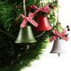 thumbnail image 5 of Campana de Navidad de 3 piezas con colgante de árbol de Navidad con lazo a cuadros de bayas (rojo, verde y blanco) JAMW Sencillez, 5 of 5