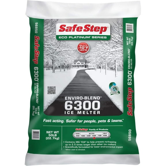 Compass Minerals 56850 SafeStep Premium Ice Melter, 50 lbs.