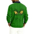 thumbnail image 3 of Christmas Funny Shirts Christmas Sweatshirt for Men Army Green XL, 3 of 4