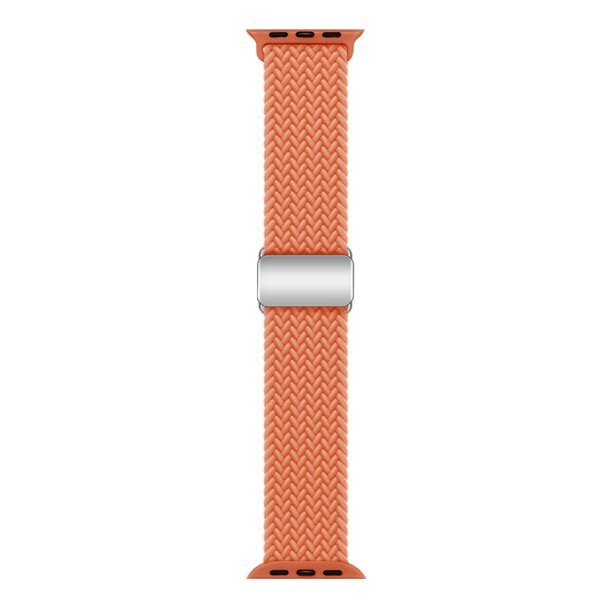 Correa de hebilla magnética trenzada para reloj Apple de 789ª generación, pulsera ajustable para Apple Watch