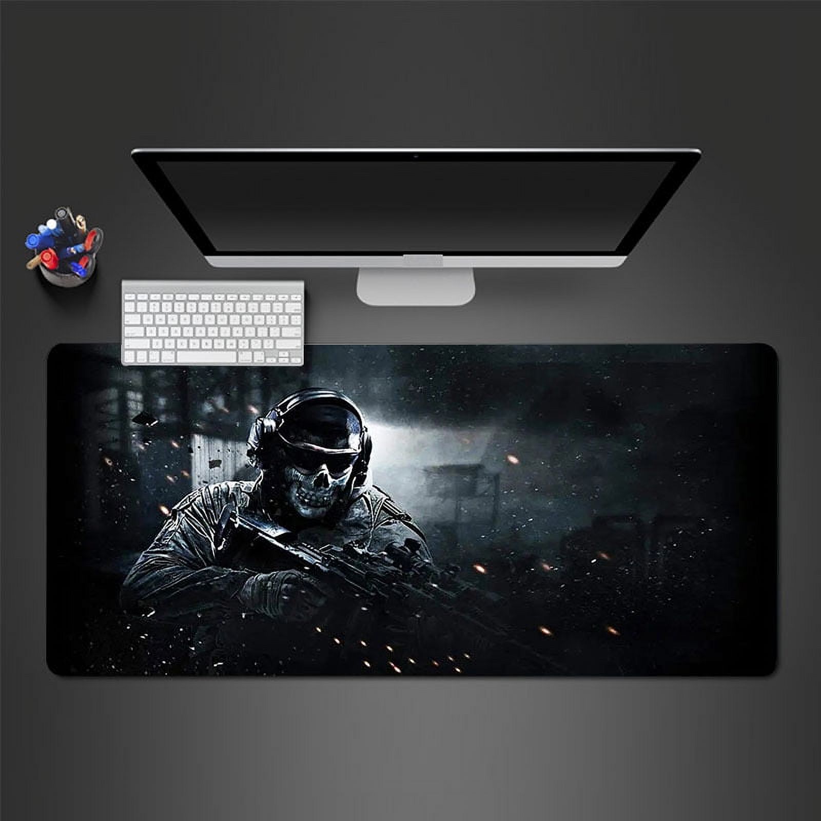 Anime Gaming Large Mouse Pad 89.92 X 39.88 Cm Black Desk Pad For Laptop Desk Mat,Stitched Edge Non-Slip Rubber Base Mousepad For Gamer,Office,Home,Christmas Halloween Thanksgiving Gift