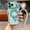 Green, variant on Phone Case: Electroplated Wave Double Heart Large Window Wireless Charging Magnetic TPU Case for iPhone 17 Pro Max 16 15 14 Plus 13 12 17 Air with Stand Wrist Strap