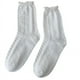 thumbnail image 3 of Medias de encaje blanco para mujer, calcetines de longitud media, calcetines finos de verano de algodón puro para mujer, primavera y otoño, 3 of 6