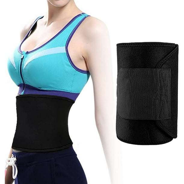 Waist Trainer for Women,Tummy Control Slimming Waist Belt Sweat Belly Band  Workout Sports Girdle with Powerful Velcro 