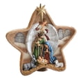 thumbnail image 2 of Navidad pentagrama escena de estatua nacimiento de Jesús para el hogar y el jardín decoración del hogar ángel coleccionable Zulema Estatua de la escena de la natividad, 2 of 7