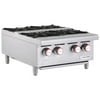 Magic Chef Commercial Commercial 24 in. Countertop Natural Gas Hot Plate in Stainless Steel
