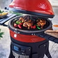 thumbnail image 2 of Kamado Joe 18 in. Konnected Charcoal Grill and Smoker Black/Red, 2 of 8