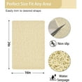 thumbnail image 2 of Bathtub Mat Non Slip, 24x16 Inch Shower Mats for Inside Shower, PVC Loofah Bathroom Mat Quick Dry with Drain Hole, Phthalate-Free Bath Mats for Shower Bathroom Tub and Wet Areas (Beige), 2 of 9