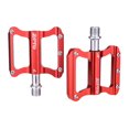 thumbnail image 1 of ZTTO 1 par Árino de aleación Pedal plano Pedal Acero Axis 32 Puntos Pedales de Bicicleta Ciclismo Reemplazo Ciclo Accesorios Partes Suministros Red Eigraketly OD002852-02B, 1 of 7