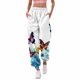 thumbnail image 1 of Gibobby Pantalones deportivos para mujeres Pantalones de chándal con estampado inferior para mujer Bolsillos Cintura alta Deportivo Gimnasio Ajuste(Blanco,CH), 1 of 4