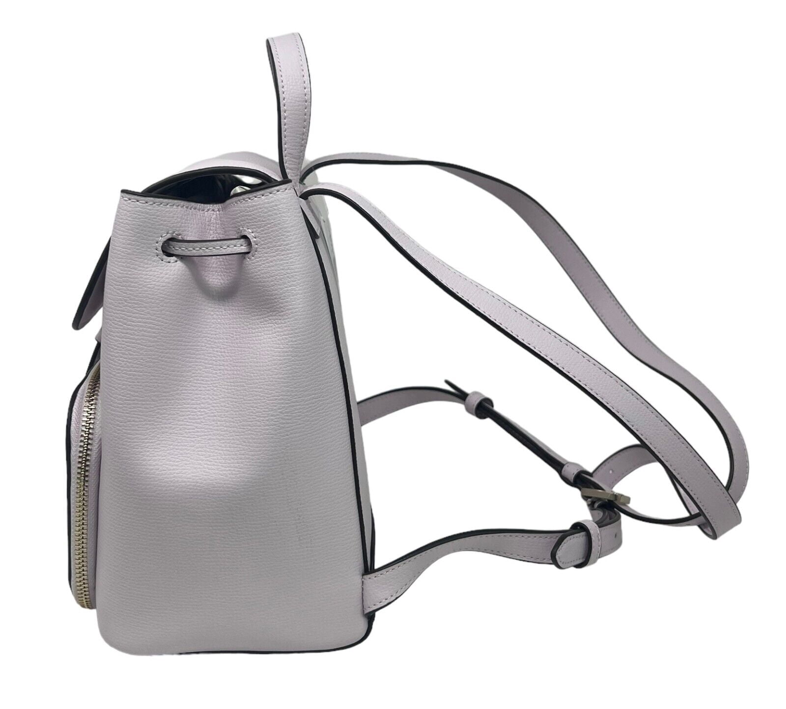 Kate Spade Kristi Medium Flap Backpack Pale Amethyst Leather Bag KA695 $379