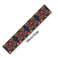 thumbnail image 3 of CIYISON Mexico Linen Table Runner Floral Themed Party Decor Kitchen Dining Tablecloth, 3 of 20