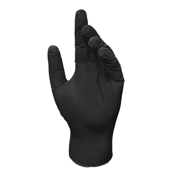 ブラックグリッターバニーマスク。 US サイズ: One Size 3 pack) Grease Monkey Nitrile Disposable Gloves, Latex Free