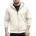 thumbnail image 1 of Ceisia Men's Hooded Solid Color Casual Style Jacket - Nylon-Spandex for Daily & Outdoor Wear Gift, 1 of 8