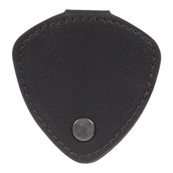 Bolsa de almacenamiento de la guitarra de cuero portátil de la guitarra bolsa de almacenamiento para la guitarra plectrums