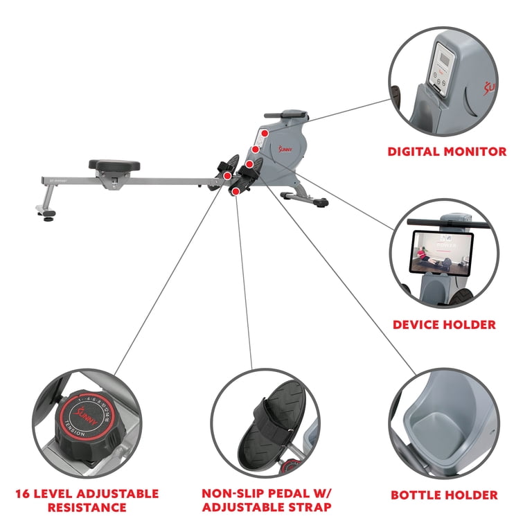 Magnetic Rowing Machine With Digital Monitor photo 3